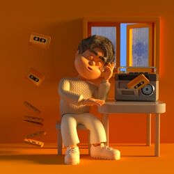 Cover of Memories: cassette player