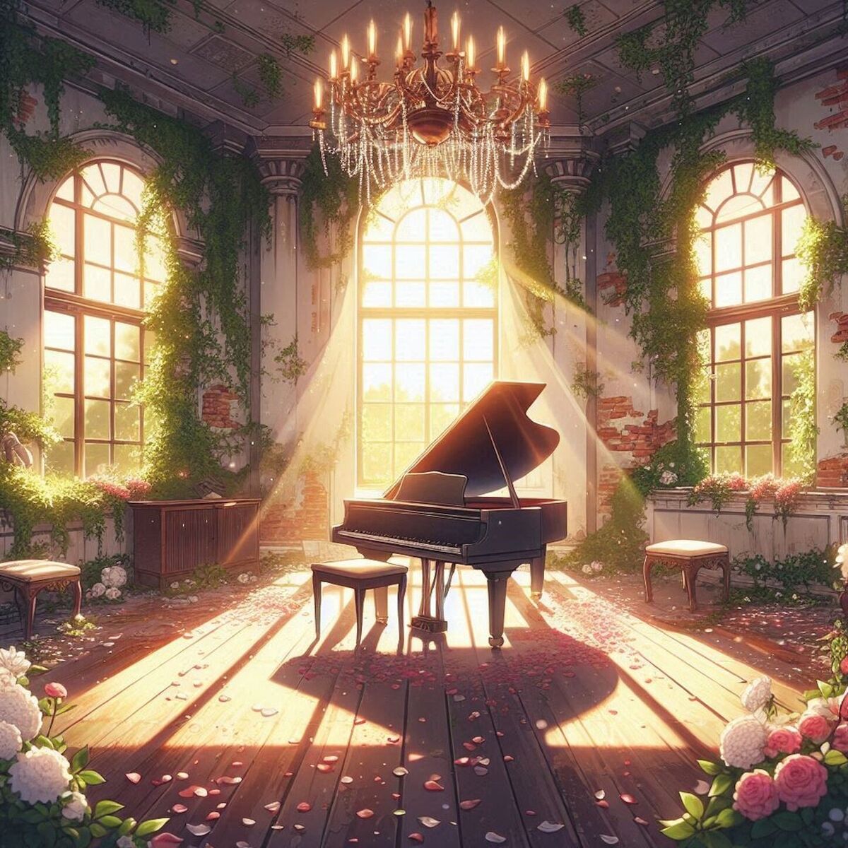 Album cover of the forest piano
