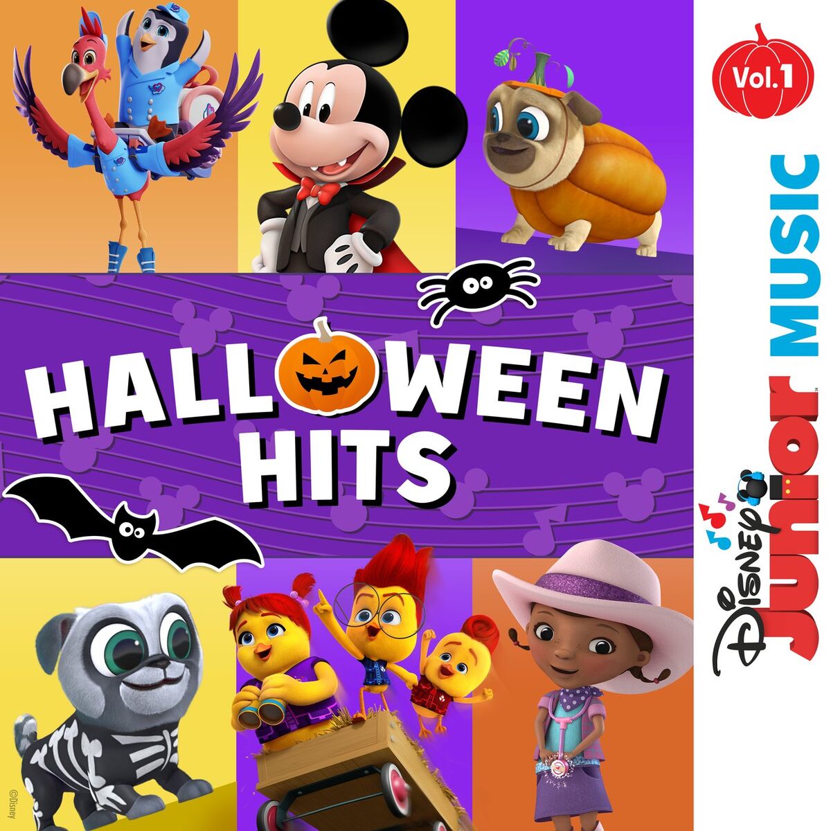 Album cover of Disney Junior Music: Halloween Hits Vol. 1