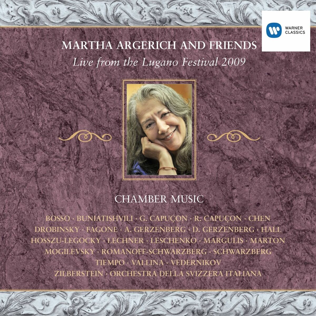 Album cover of Martha Argerich and Friends Live from the Lugano Festival 2009