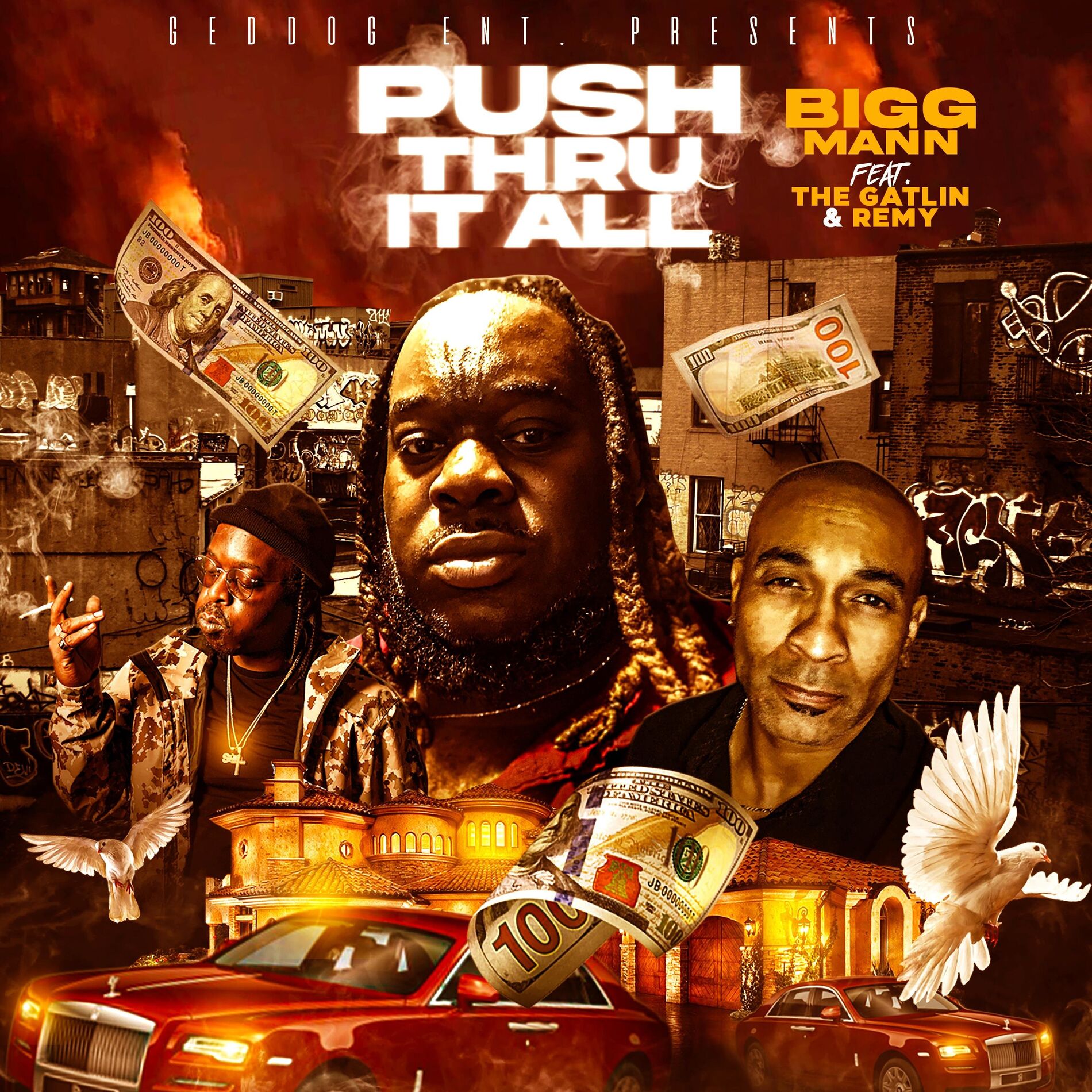 Album cover of Push Thru It All (feat. The Gatlin & FeaturingRemy)