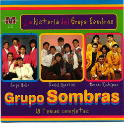 Cover of La historia del Grupo Sombras - 18 temas completos