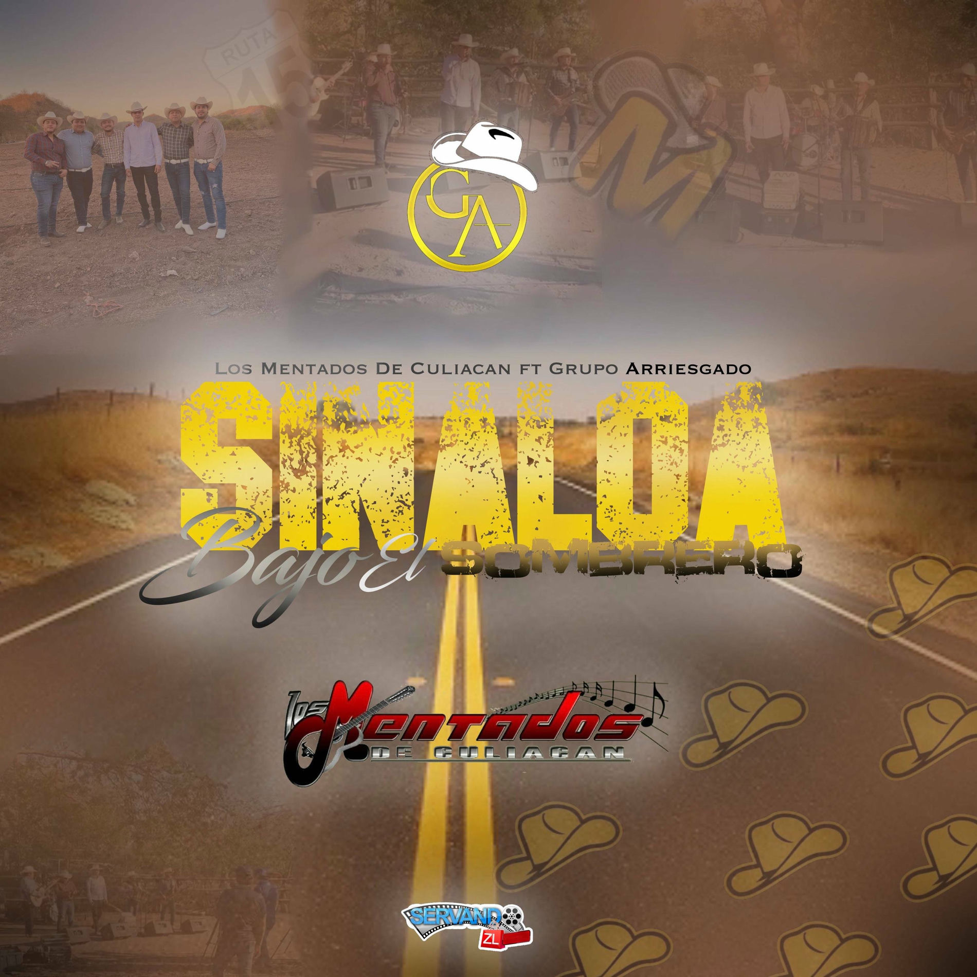 Album cover of Sinaloa Bajo El Sombrero (feat. Grupo Arriesgado)