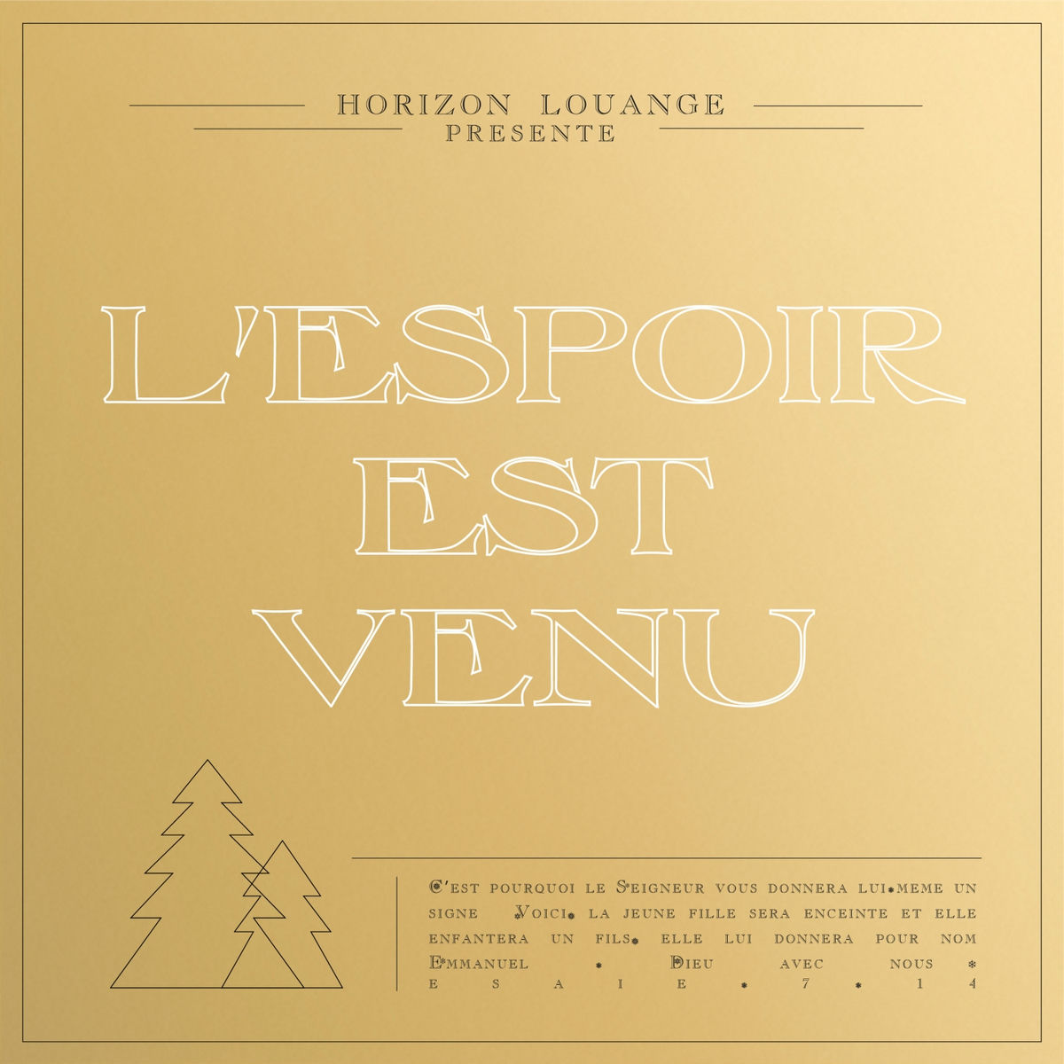 Album cover of L'espoir est venu