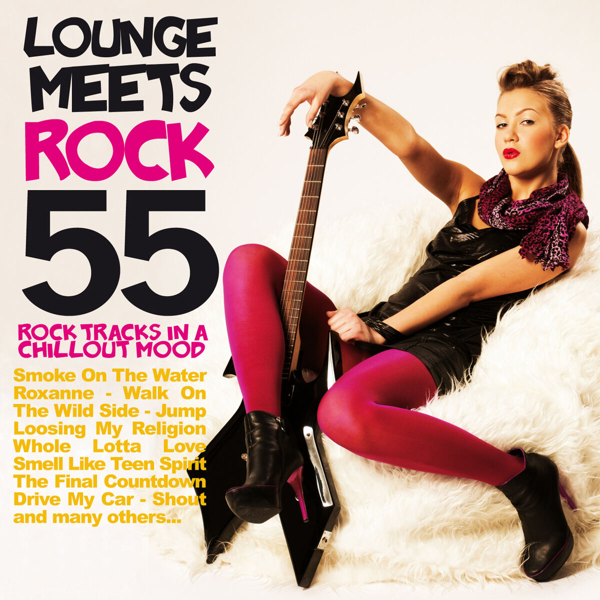 Album cover of Lounge Meets Rock (55 Rock Tracks in a Chillout Mood)