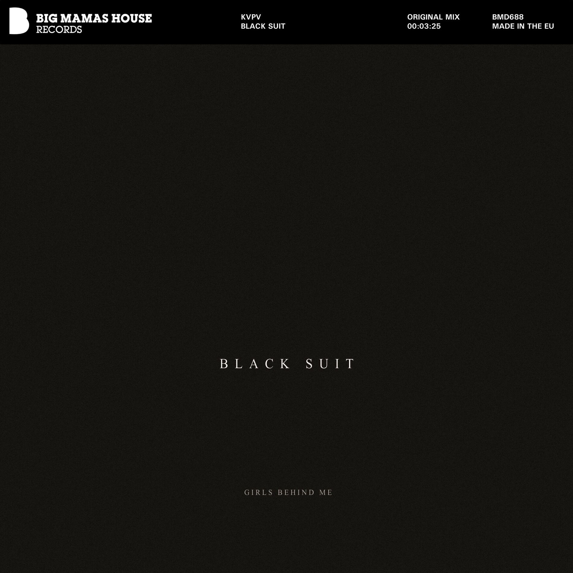 Album cover of Black Suit