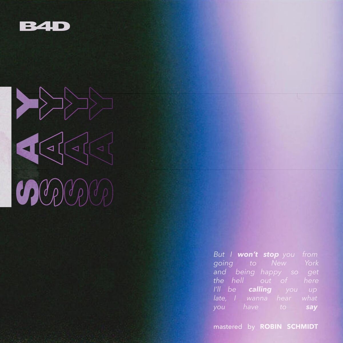 Album cover of Say