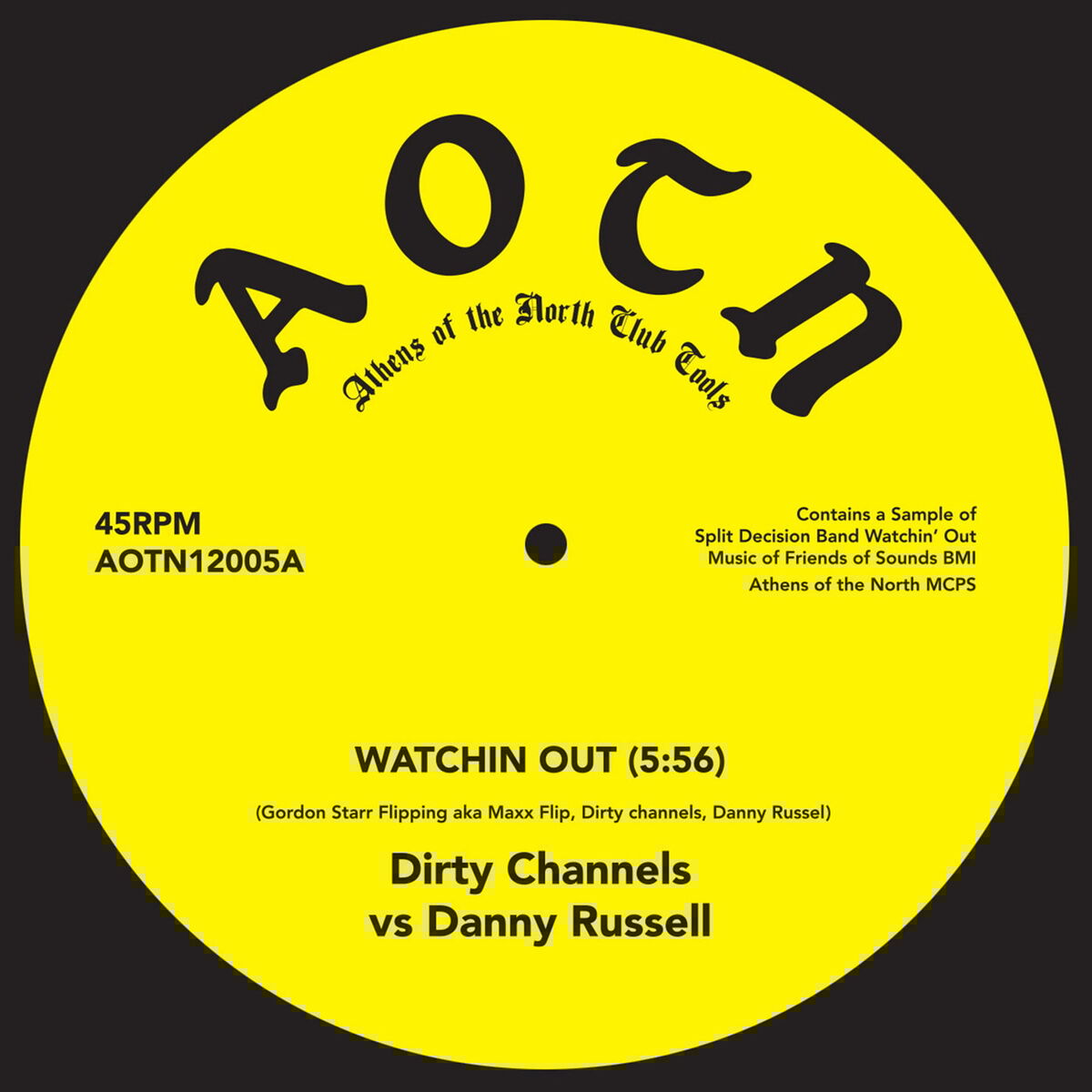 Album cover of Watchin Out (Dirty Channels vs. Danny Russell)