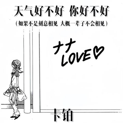天气好不好 你好不好 (如果不是刻意相见 大概一辈子不会相见)
