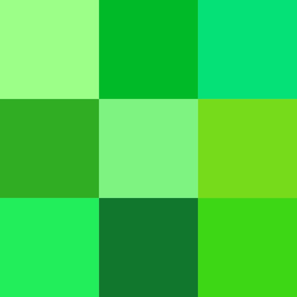 Picture of 50 Shades of Green