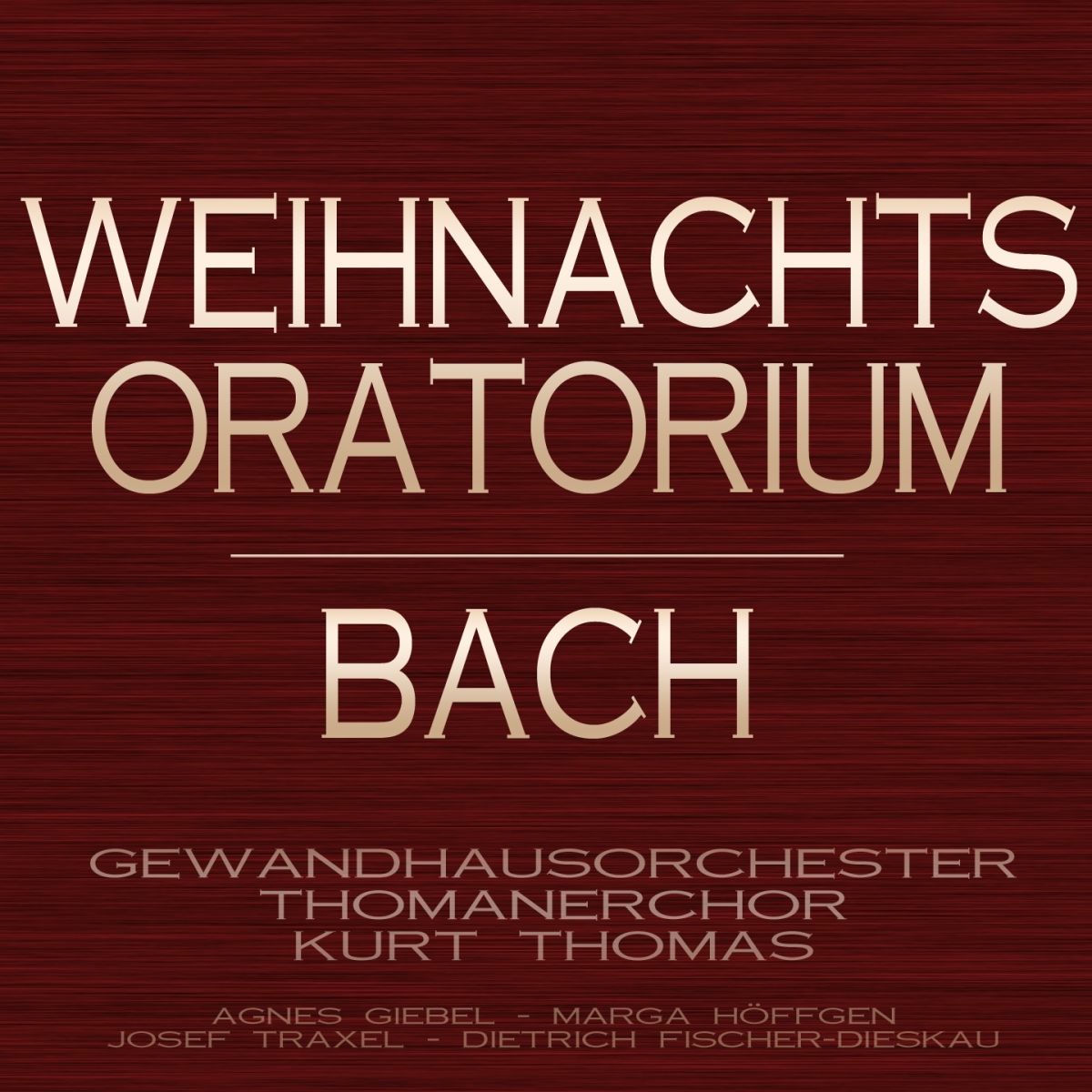 Album cover of Bach: Weihnachts-Oratorium, BWV 248 (Christmas Oratorio)