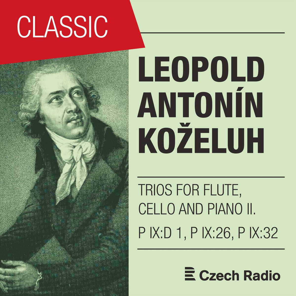 Album cover of Leopold Koželuh: Trios for Flute, Cello and Piano II.