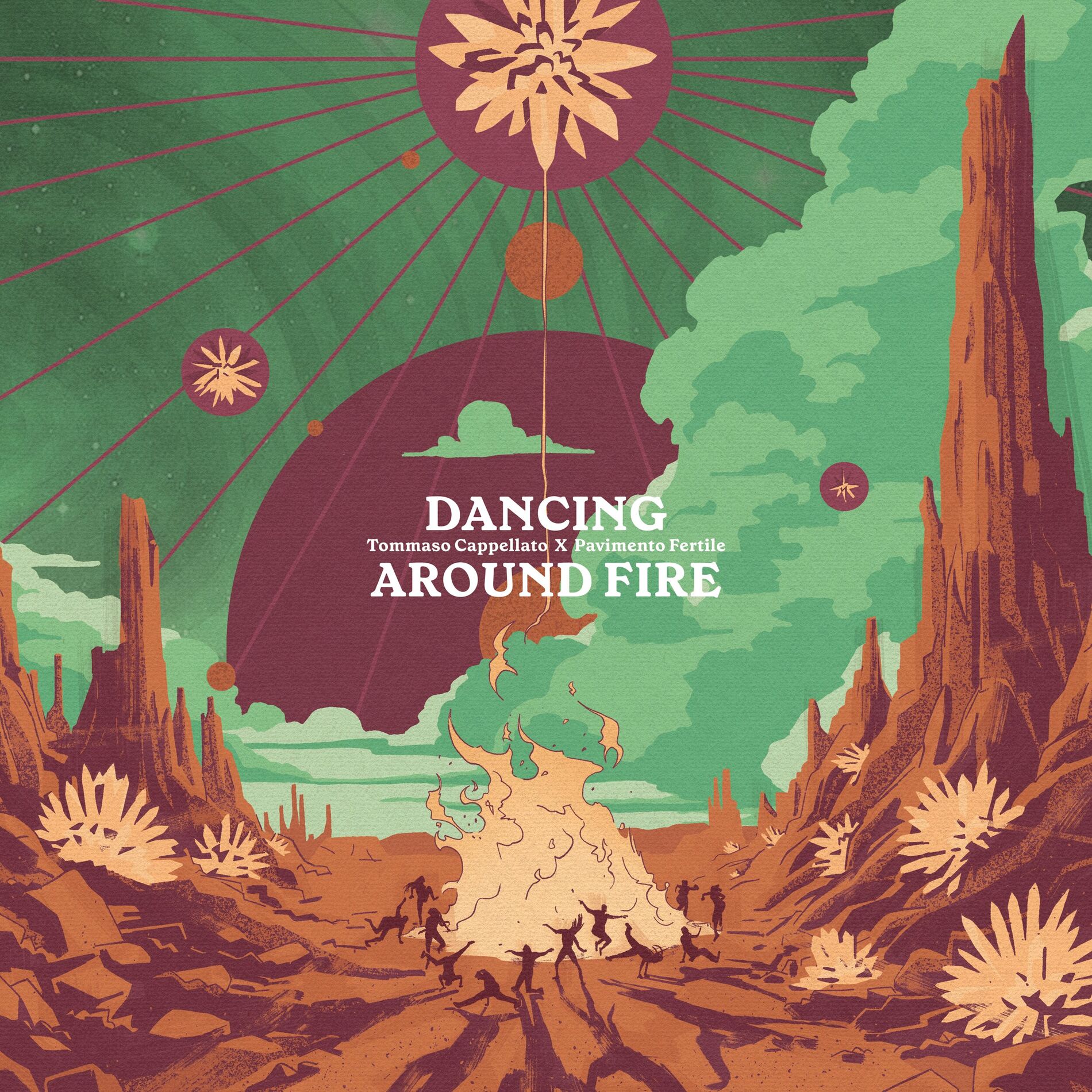 Album cover of Dancing Around Fire