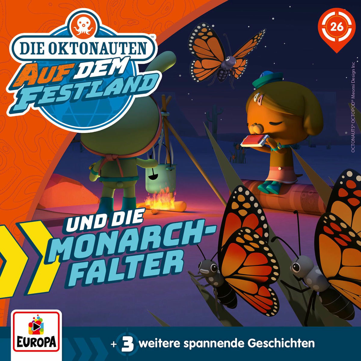 Album cover of Folge 26: Die Oktonauten und die Monarchfalter