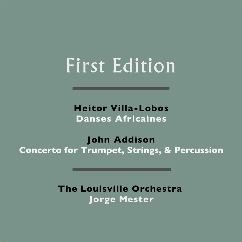 Picture of Heitor Villa-Lobos: Danses Africaines - John Addison: Concerto for Trumpet, Strings, & Percussion