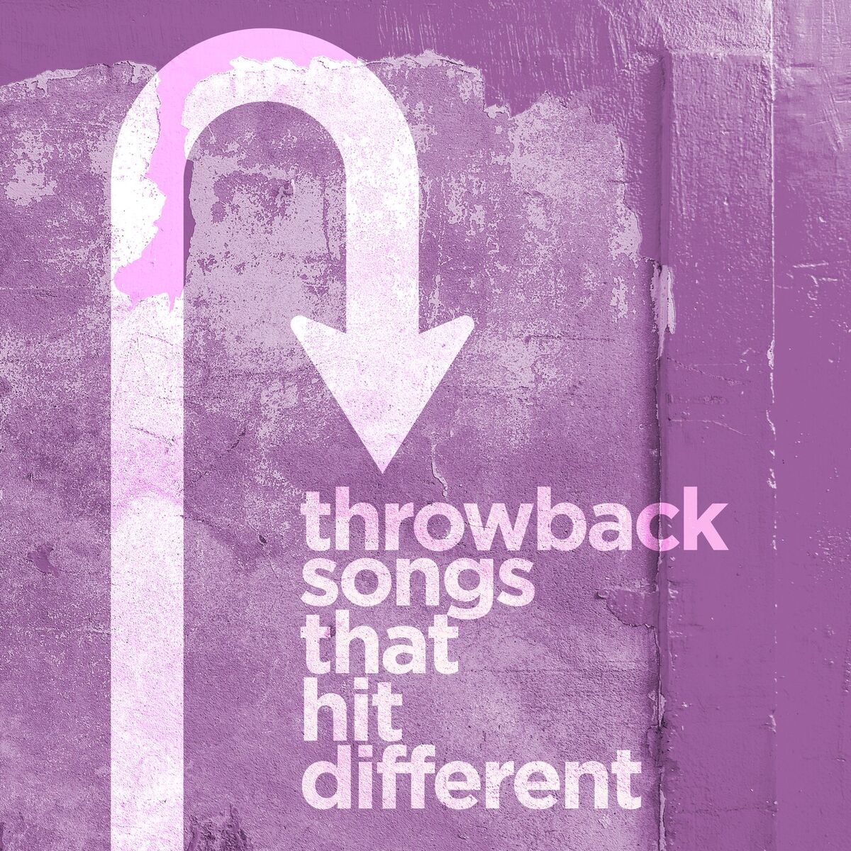 Album cover of throwback songs that hit different