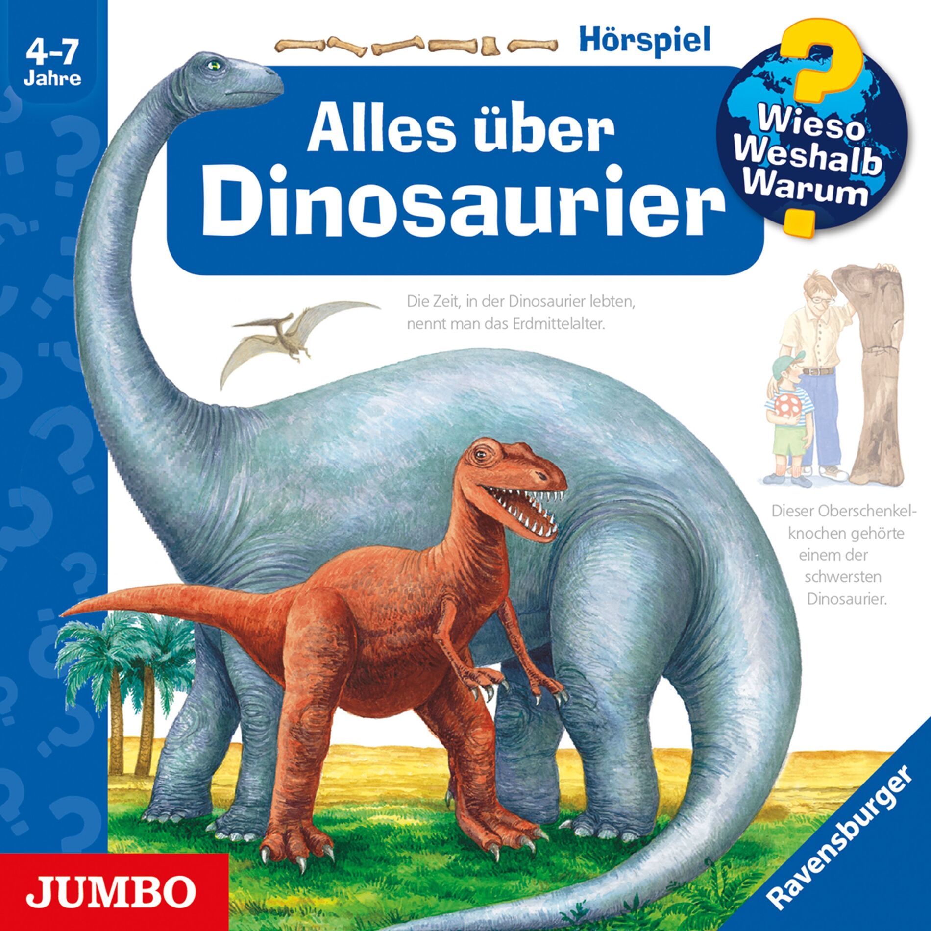 Album cover of Kapitel 1 & Kapitel 2 & Kapitel 3.1 - Alles über Dinosaurier [Wieso? Weshalb? Warum? Folge 12]