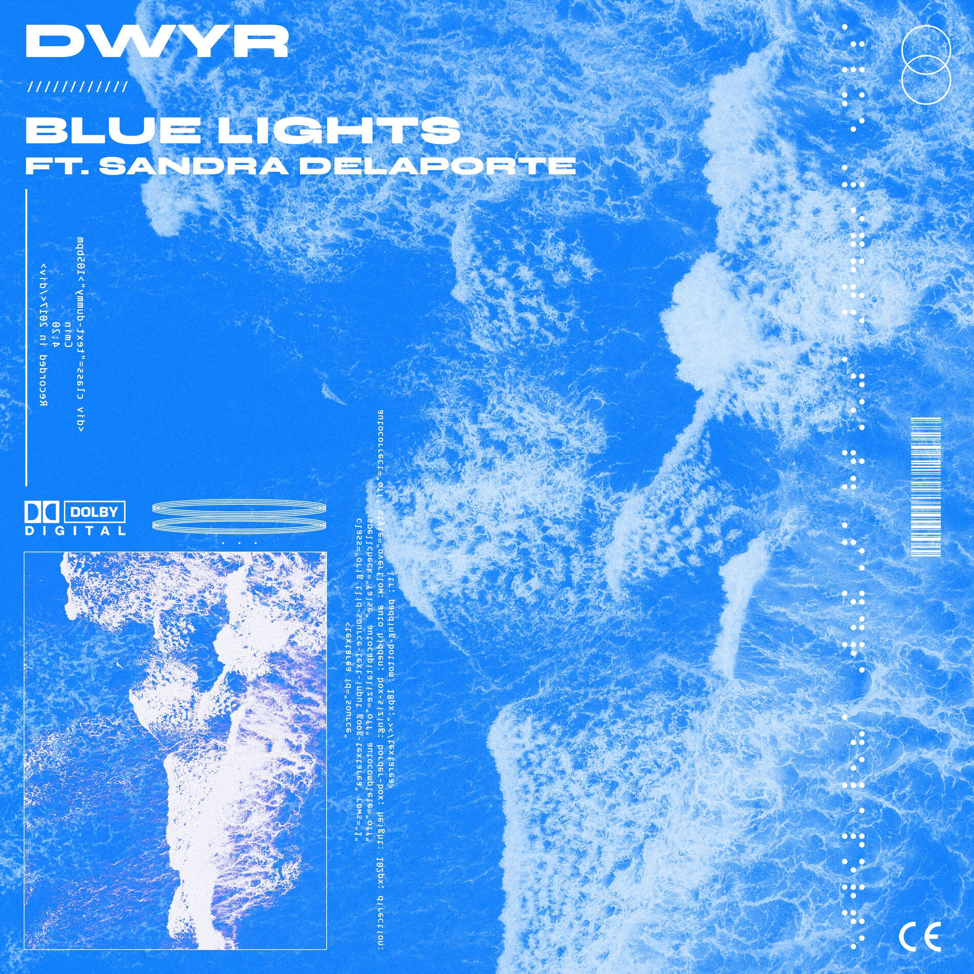 Album cover of Blue Lights (feat. Sandra Delaporte)