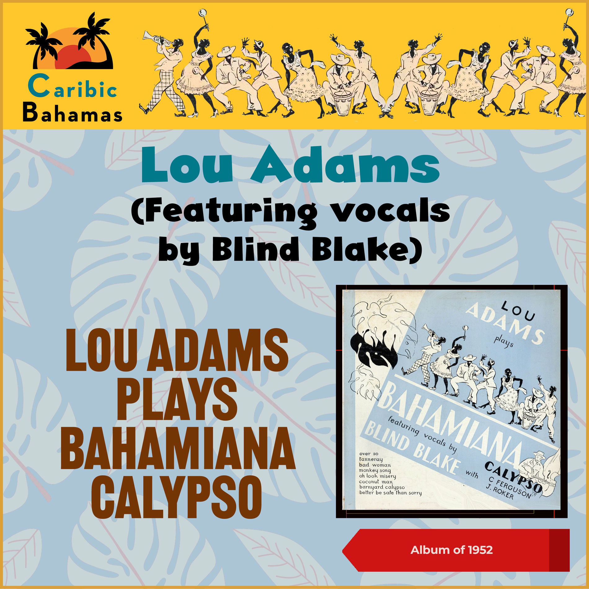 Album cover of Lou Adams Plays Bahamiana Calypso (Album of 1952)