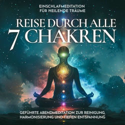 Einschlafmeditation für heilende Träume - Reise durch alle 7 Chakren (Geführte Abendmeditation zur Reinigung, Harmonisierung und tiefen Entspannung)