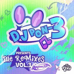 Cover of DJ Pon-3 Presents: The Remixes Vol.3 (Instrumentals)