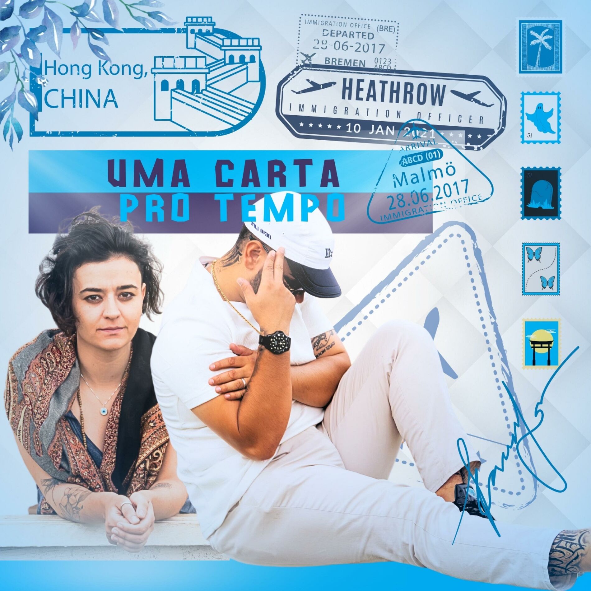 Album cover of Uma carta pro tempo (feat. Pauline)