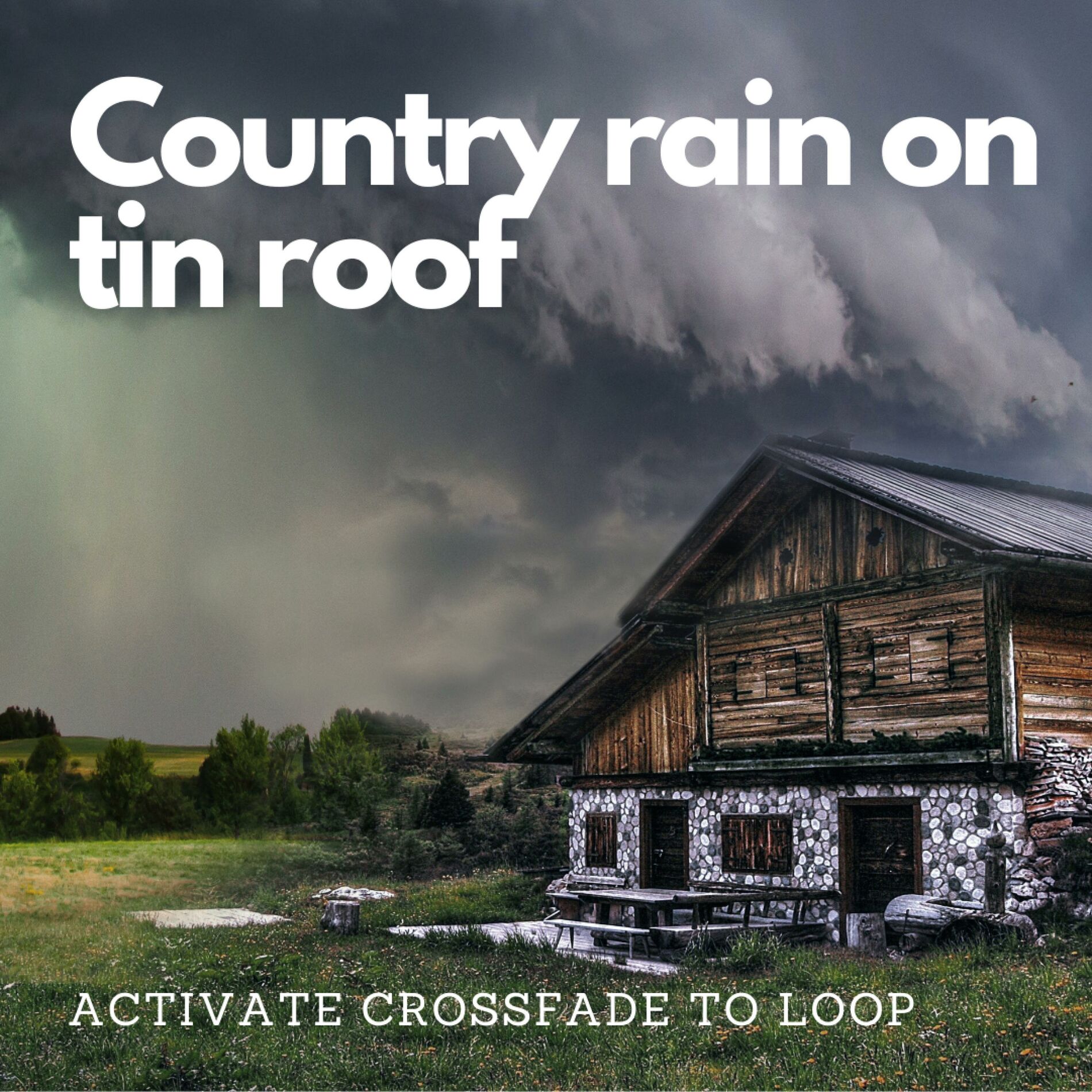Album cover of Country rain on tin roof