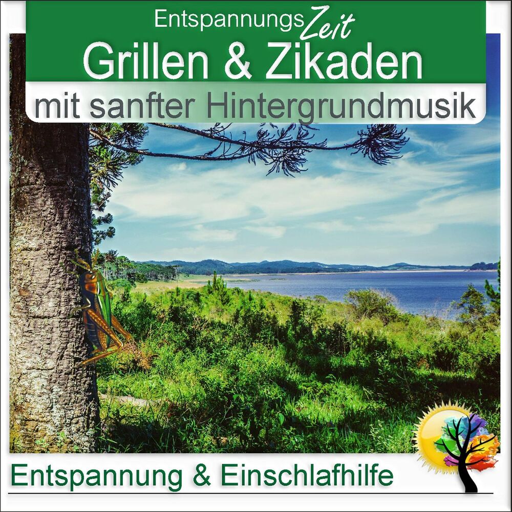 Picture of Grillen & Zikaden mit sanfter Hintergrundmusik, Entspannung & Einschlafhilfe