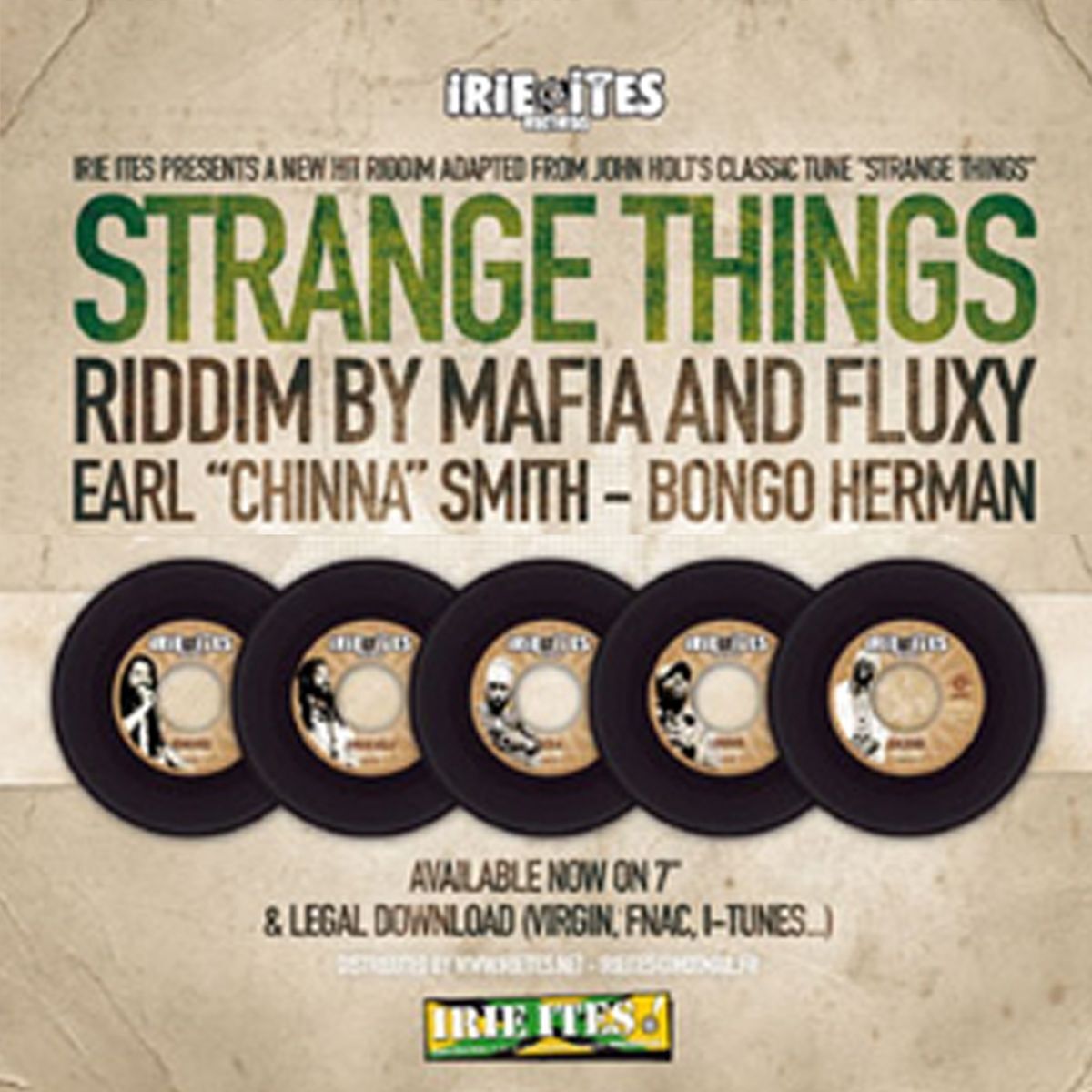 Album cover of Strange Things Riddim - 7'' Release