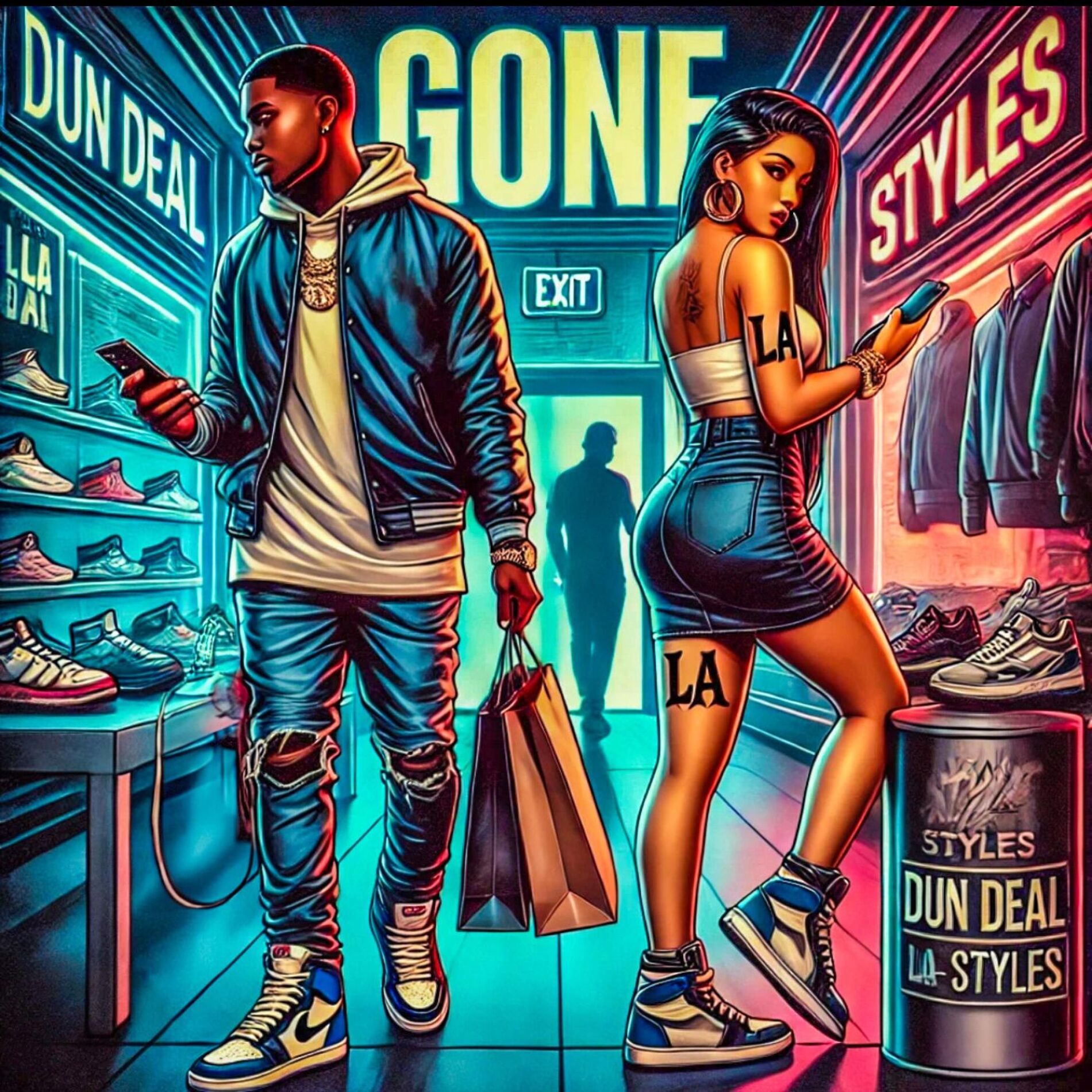 Album cover of Gone (feat. Dun Deal, Styles, Dun Deal on da Track & Dun Deal On the track)