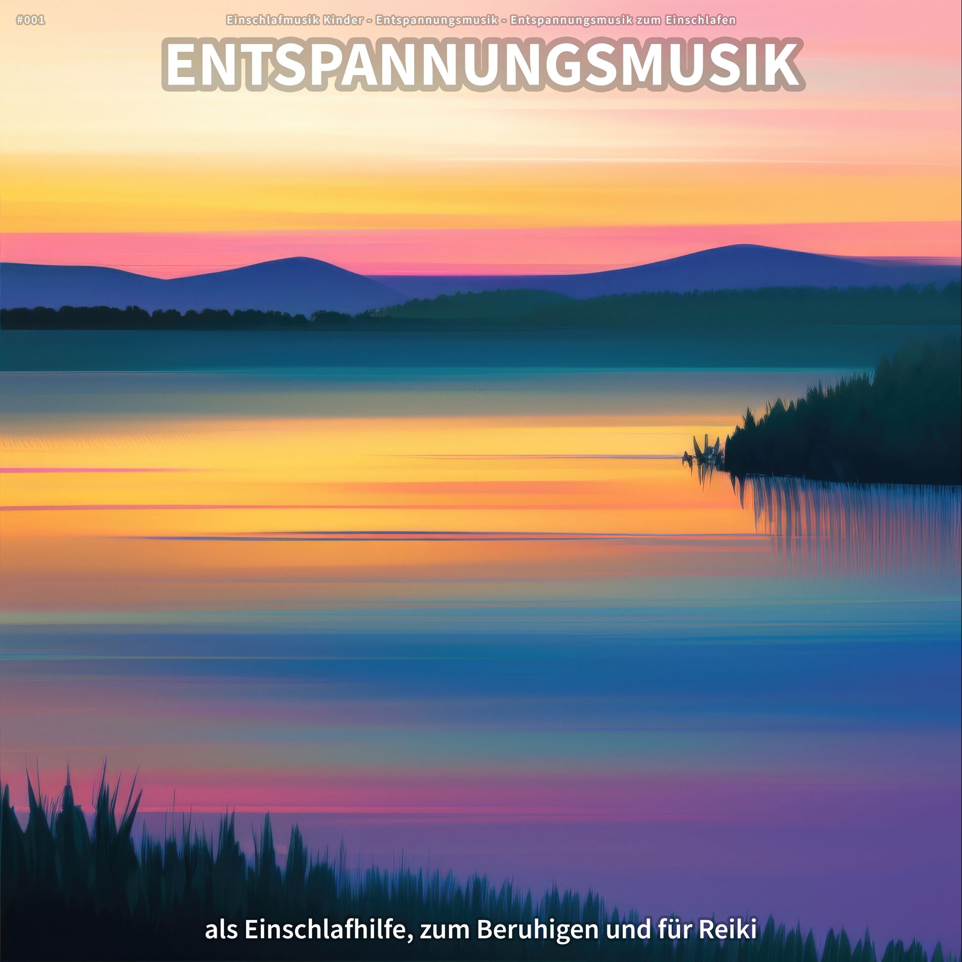 Album cover of #001 Entspannungsmusik als Einschlafhilfe, zum Beruhigen und für Reiki