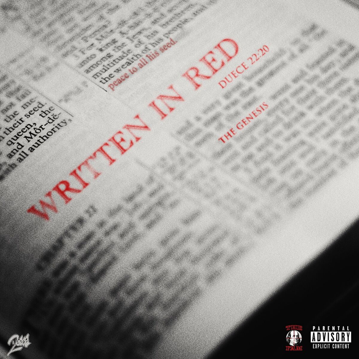 Album cover of Written in Red! 22:20 the Genesis