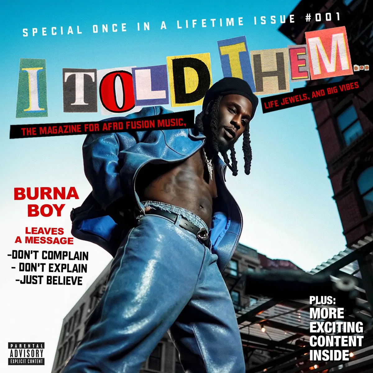I Told Them..., Burna Boy
