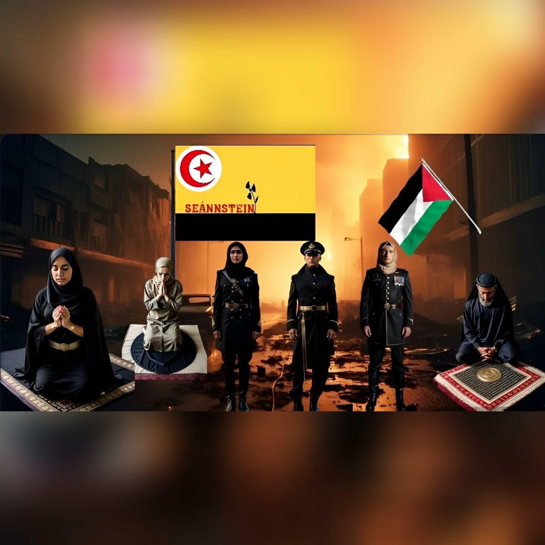 Album cover of Oh Allah, Help Palestine (feat. Andrea Krux, 5 PILLARS News, downcast & @translating_gaza)