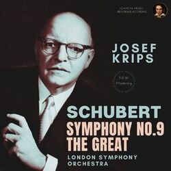 Cover of Schubert by Josef Krips: Symphony No. 9 in C Major D 944 "The great"
