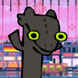 Cover of Toothless Dancing Driftveil City (Phonk)