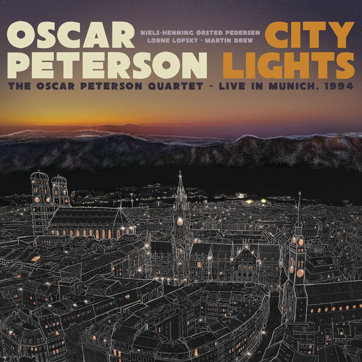 Album cover of City Lights: The Oscar Peterson Quartet – Live in Munich, 1994