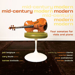 Cover of Mid-Century Modern: Four Sonatas for Viola and Piano