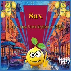 Cover of Sax on the New York Skyline at Night