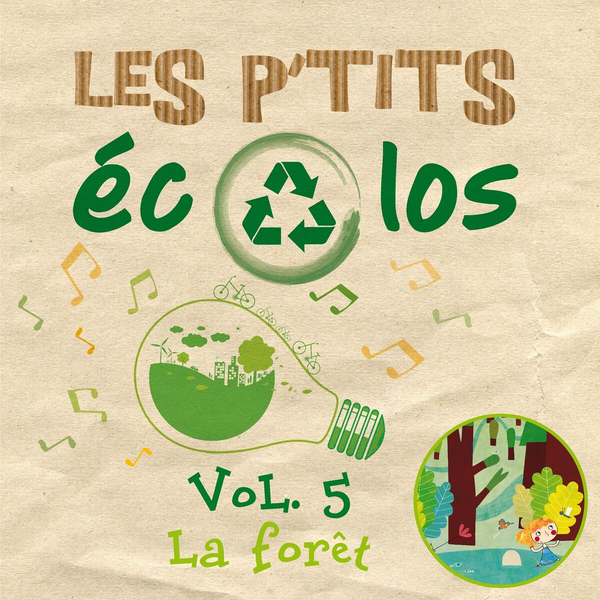 Album cover of Les p'tits écolos, vol. 5 (La forêt)