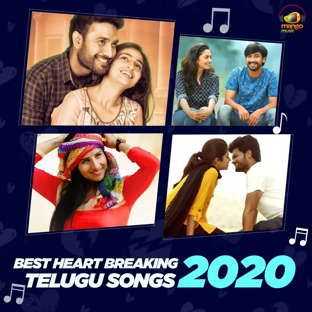 Album cover of Best Heart Breaking Telugu Songs 2020