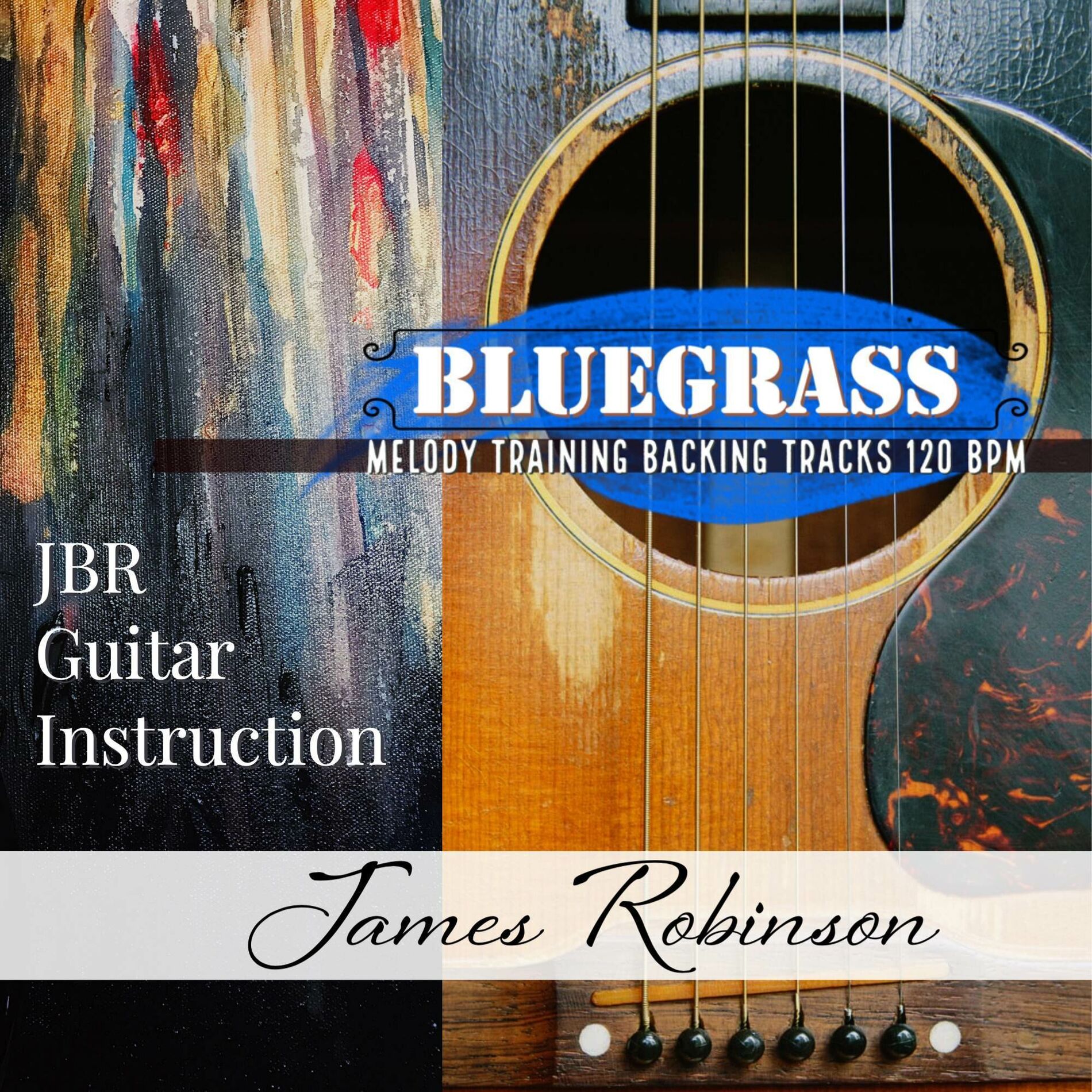 Album cover of Bluegrass Melody Training Backing Tracks 120 BMP