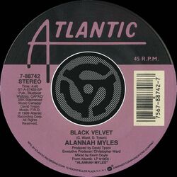 Cover of Black Velvet / If You Want To