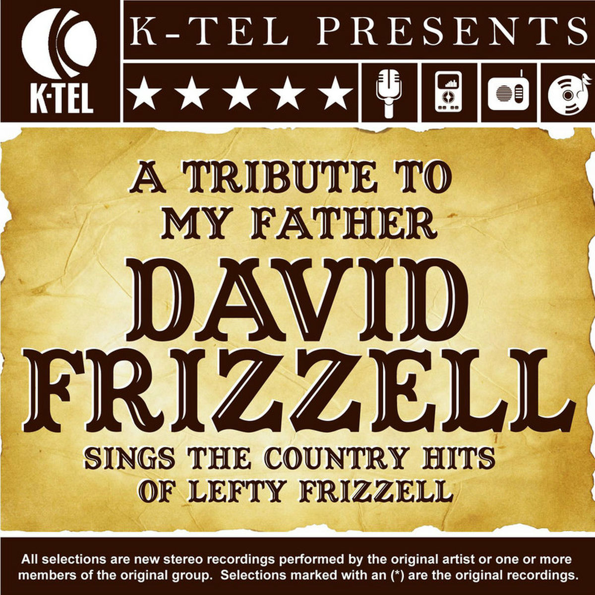 Album cover of A Tribute To My Father - David Frizzell Sings The Country Hits Of Lefty Frizzell