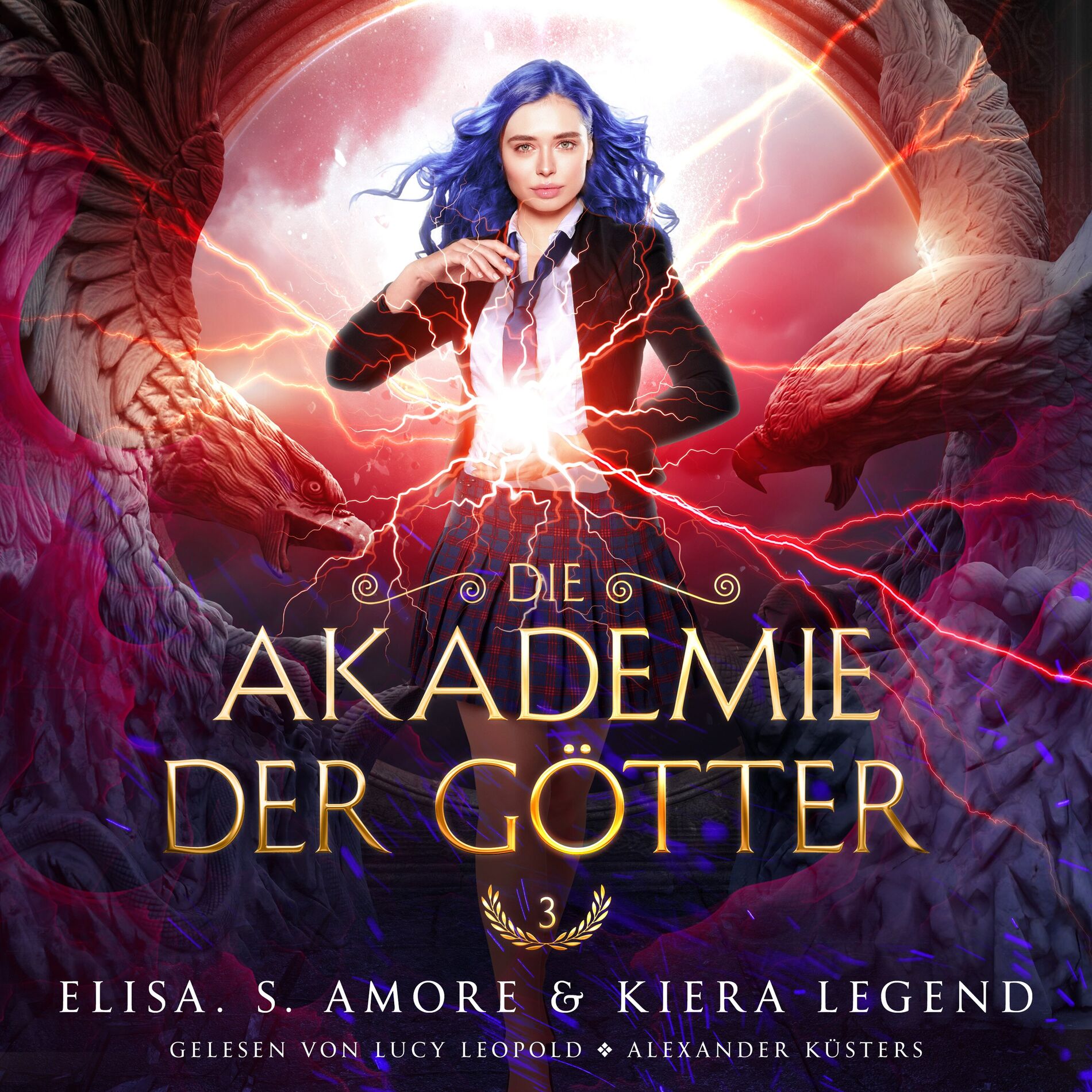 Album cover of Die Akademie der Götter 3 - Fantasy Hörbuch