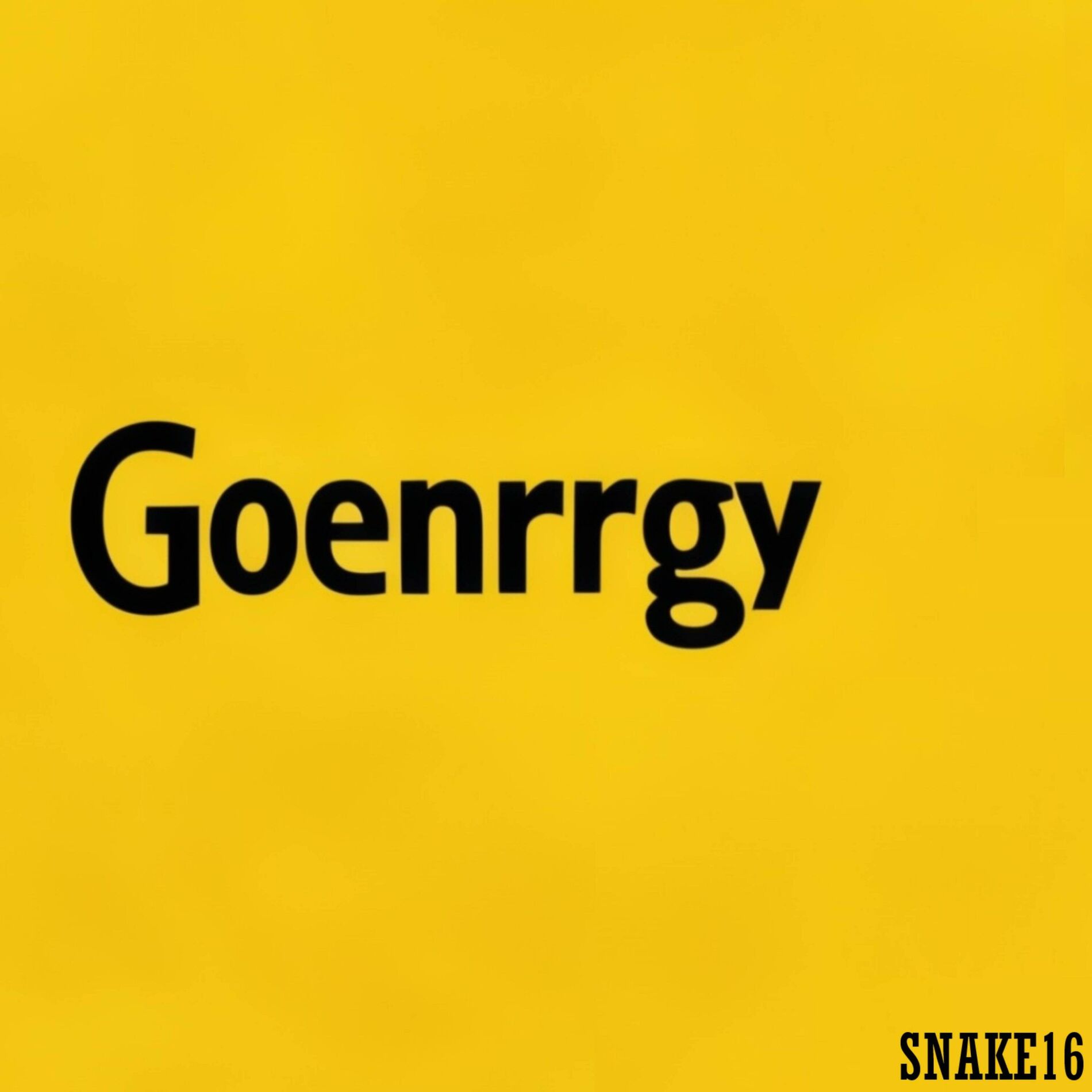 Album cover of GOENRRGY