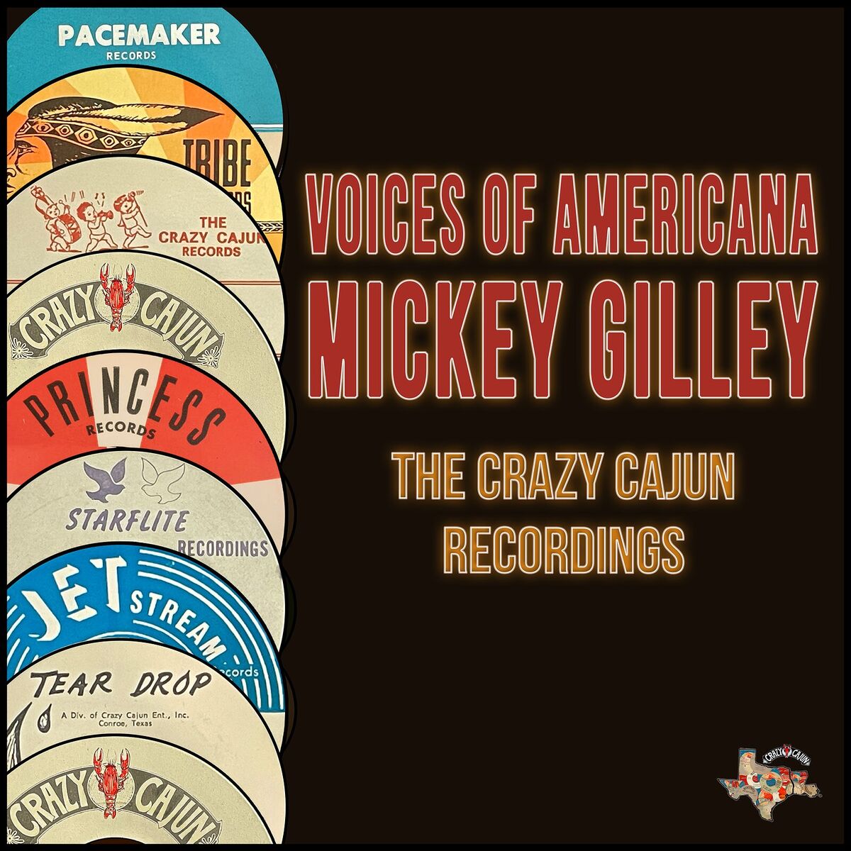 Album cover of Voices of Americana (The Crazy Cajun Recordings)