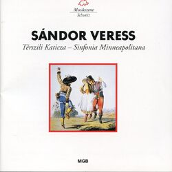 Cover of Sándor Veress: Térszili Katicza & Sinfonia minneapolitana