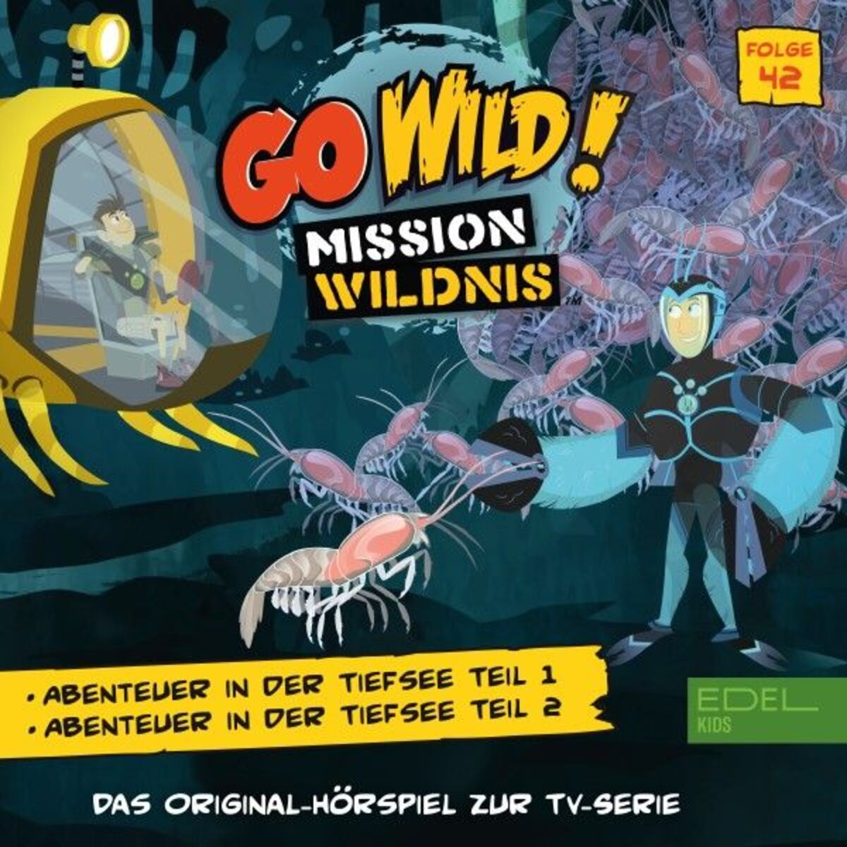 Album cover of Folge 42: Abenteuer in der Tiefsee - Teil 1+2 (Das Original Hörspiel zur TV-Serie)