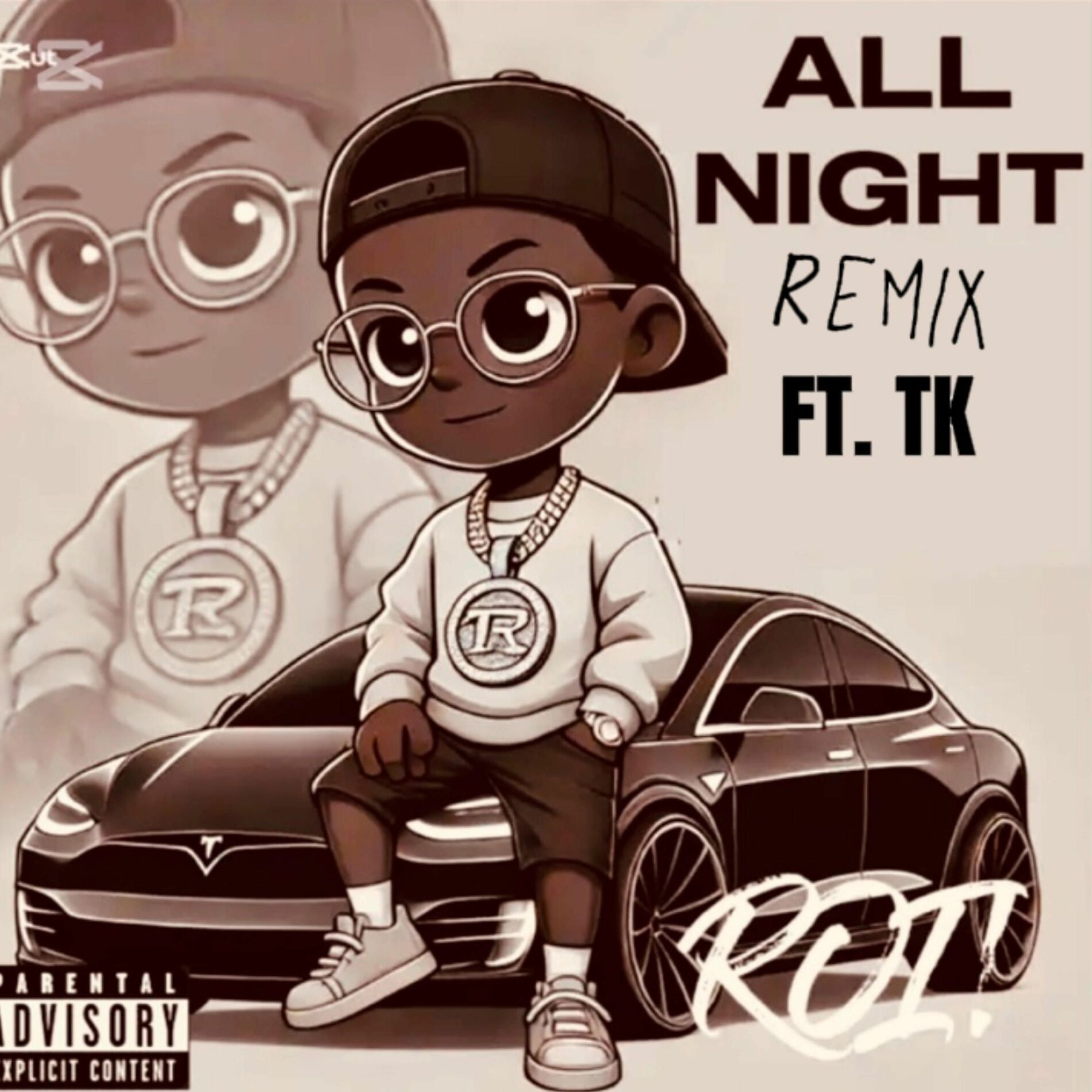 Album cover of ALL NIGHT REMIX (feat. TK)